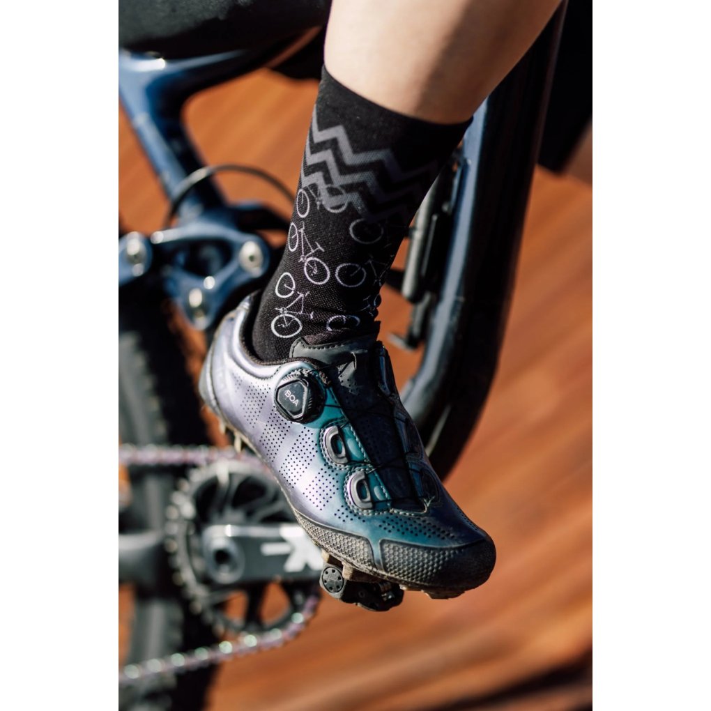 Sox Footwear Monochrome Socks - bikes