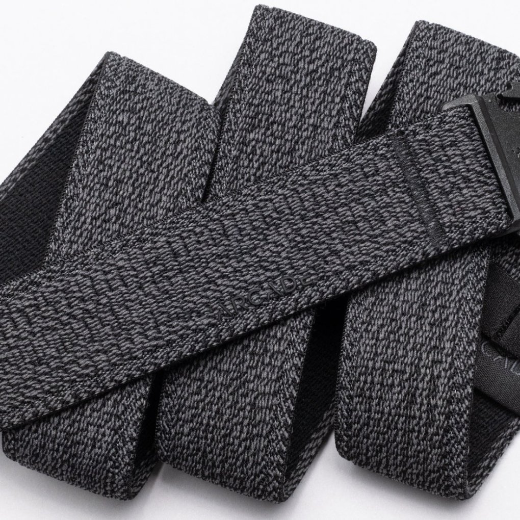 Arcade Adventure A2 Slim Atlas Stretch Belt - heather black
