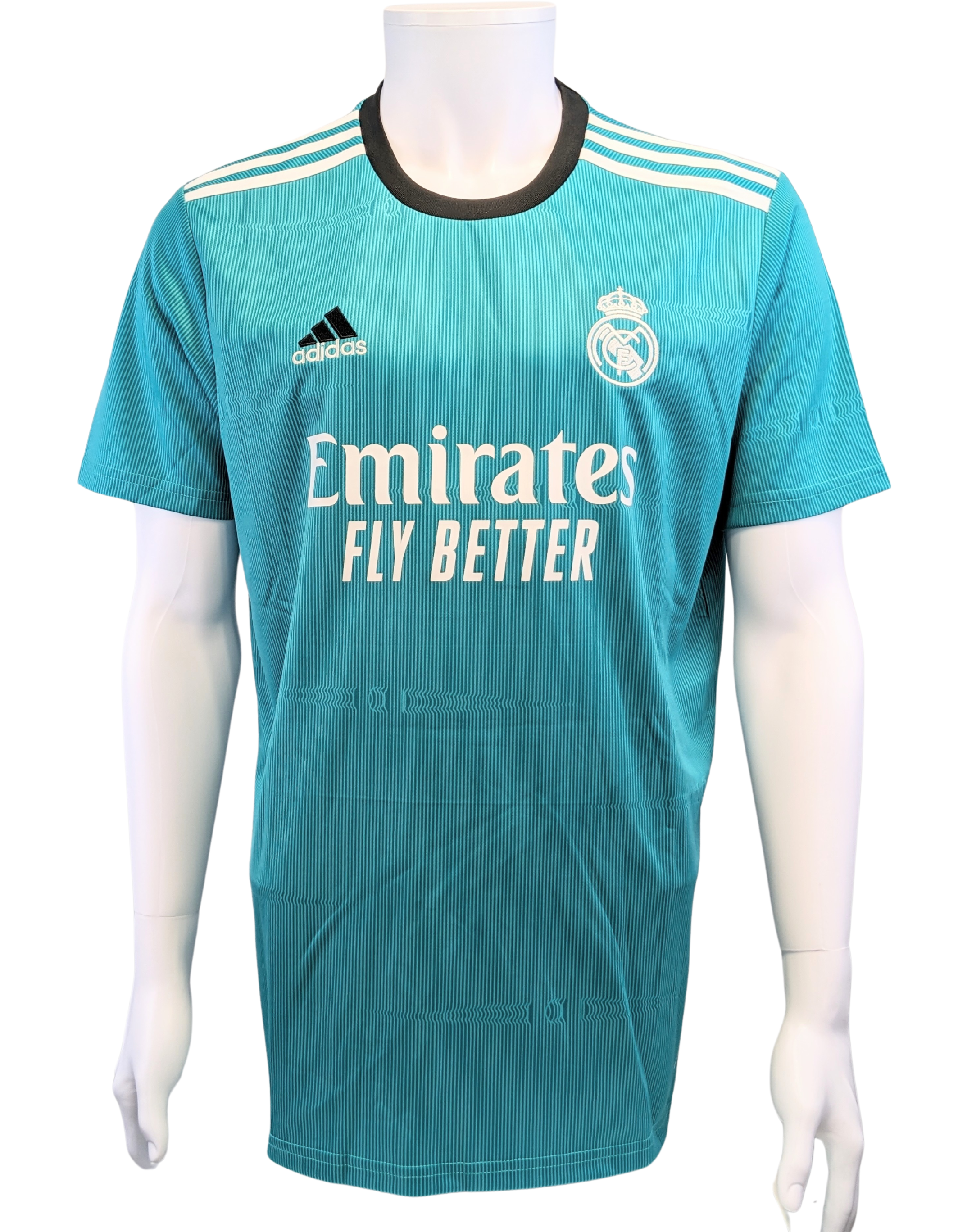 Vinícius Júnior #20 Autographed 2021/22 Adidas Real Madrid Third Soccer Jersey