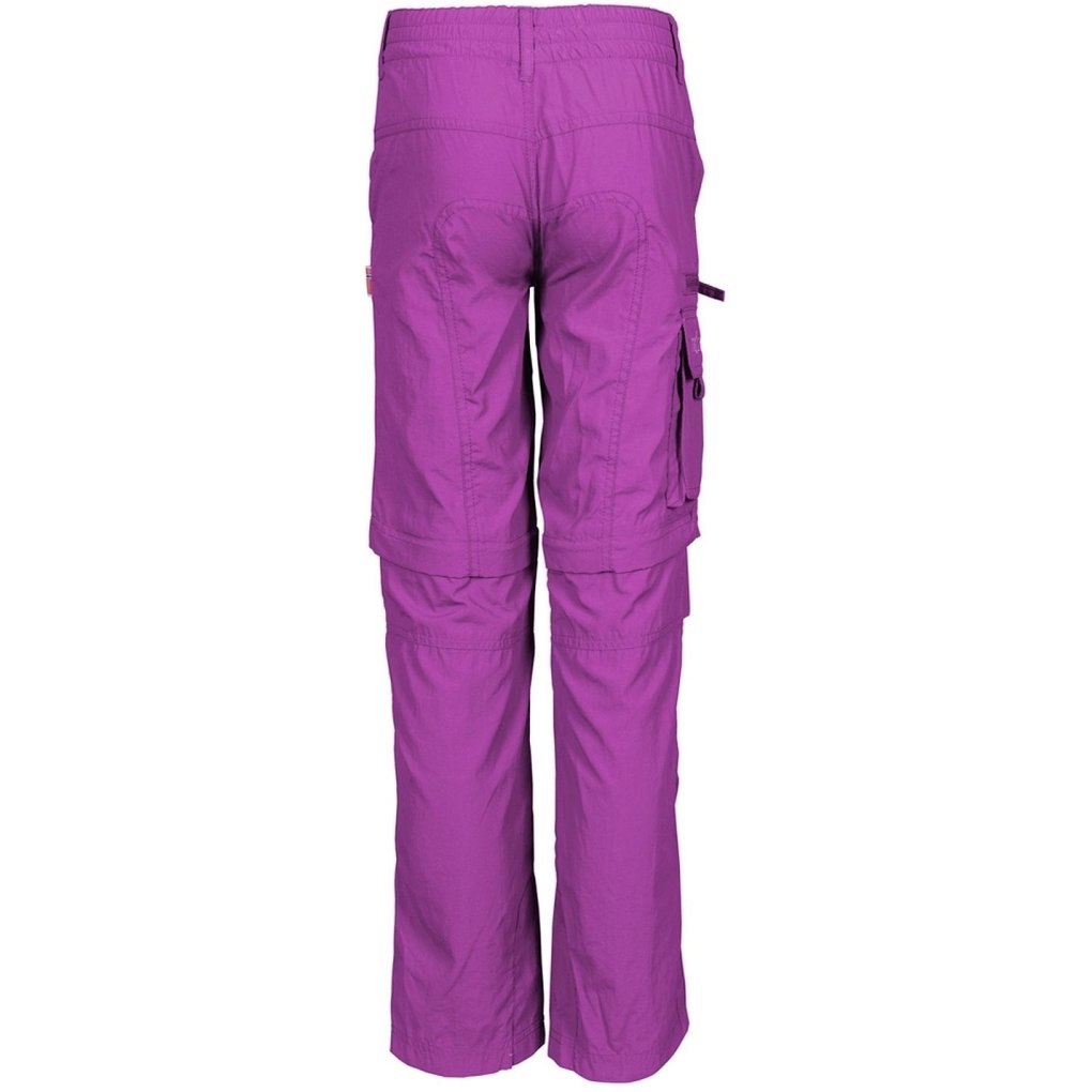 Trollkids Oppland Slim Fit Zip-Off Pants Kids - Berry