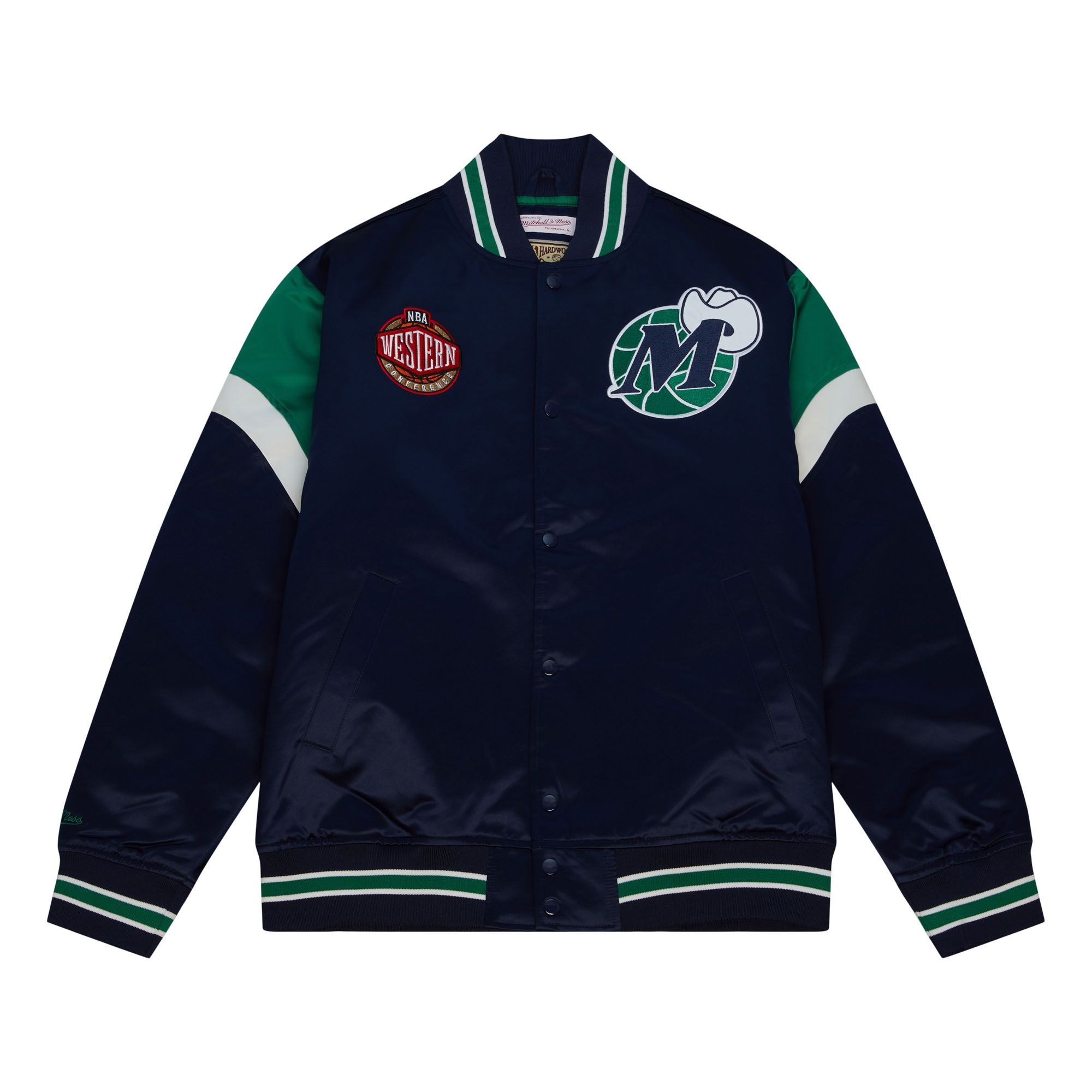 Dallas Mavericks Mitchell & Ness Heavyweight Satin NBA Jacket