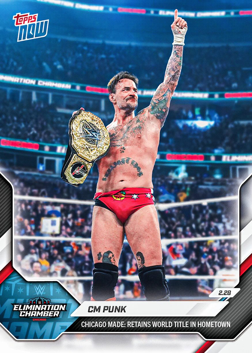 CM Punk - 2026 WWE Topps NOW® - Card 23 - PR: 1426