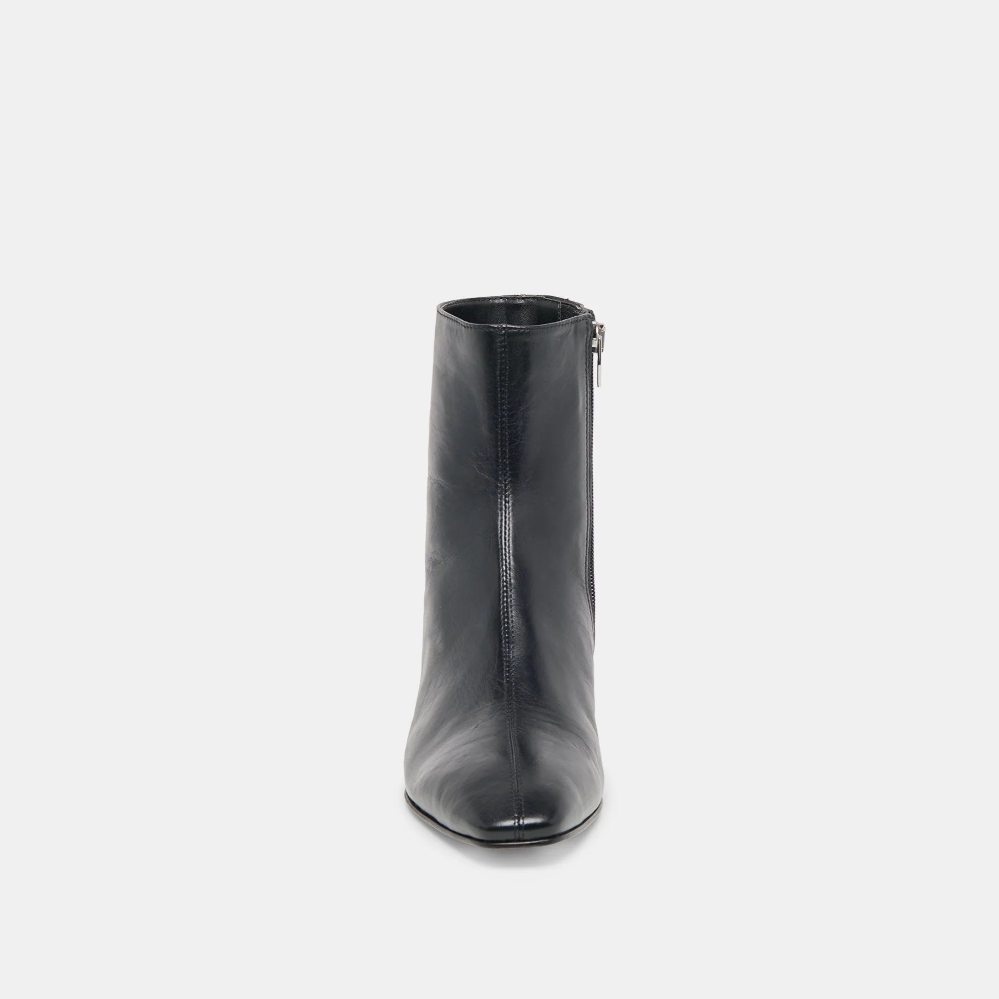 TARINE BOOTIES BLACK LEATHER