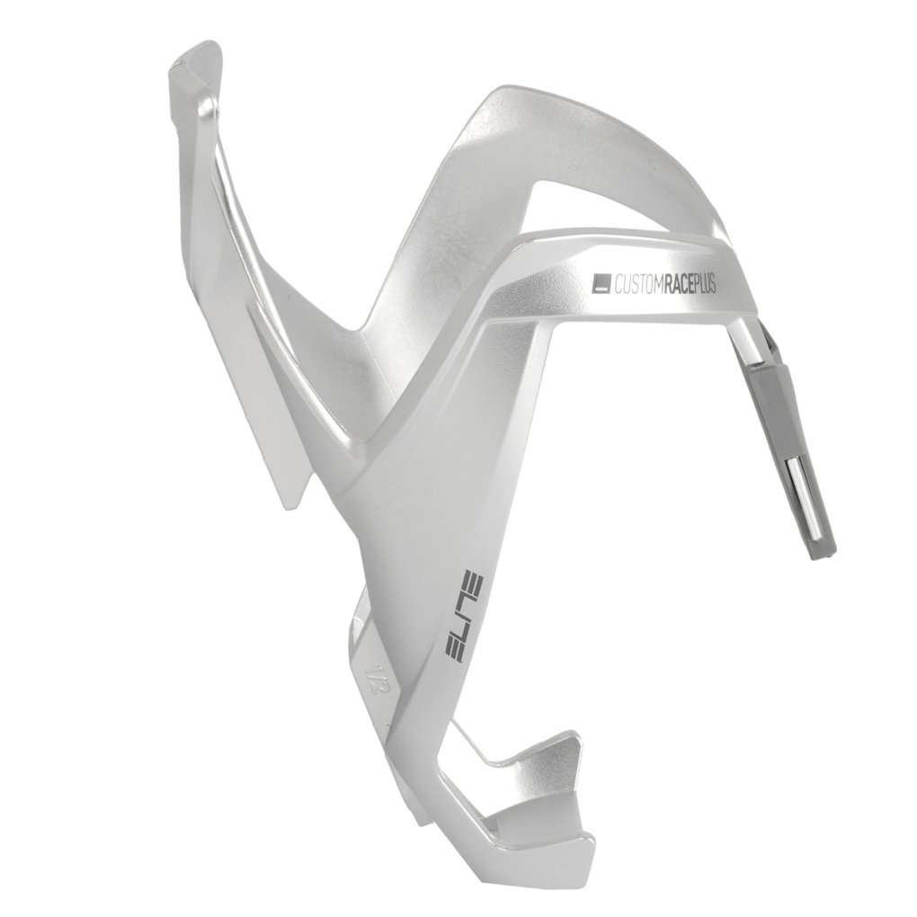 Elite Custom Race Plus 20 Bottle Cage - shiny white