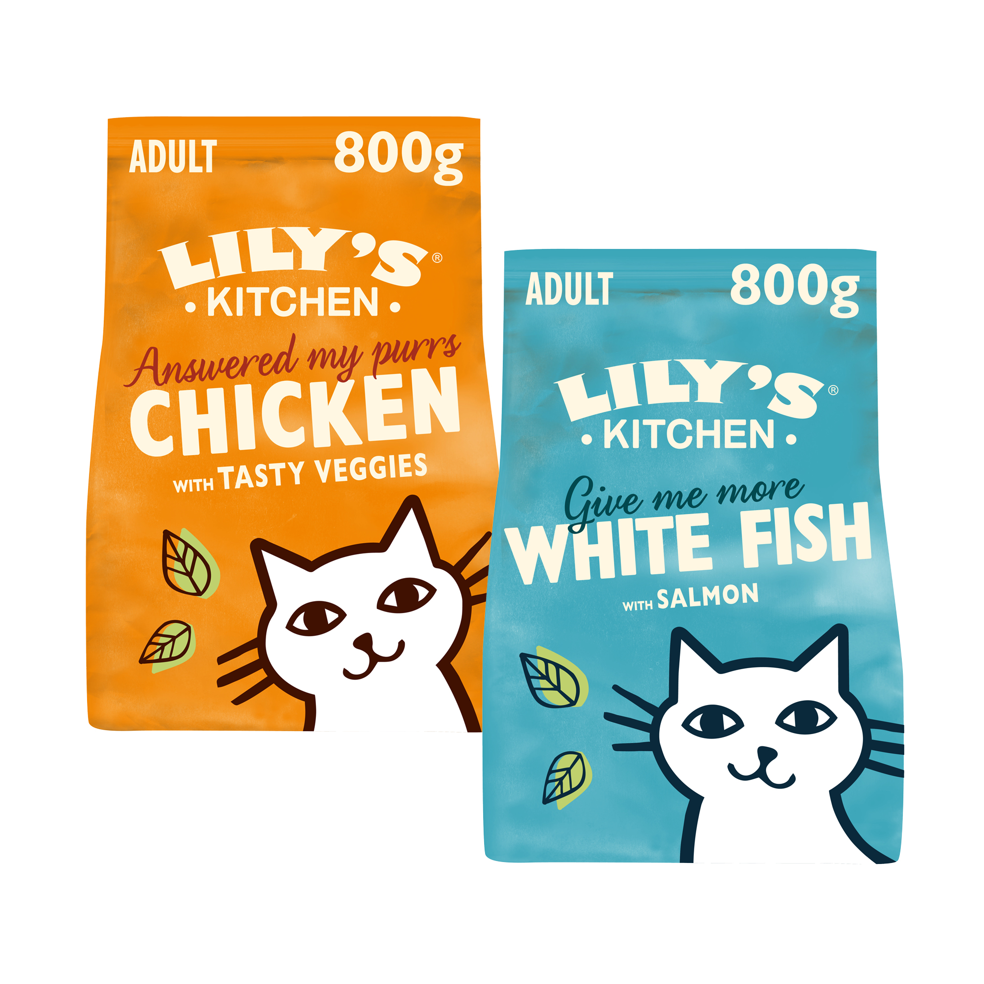 Lily's Kitchen Cat Food - Fisherman's Feast Whitefish & Salmon - 800g
