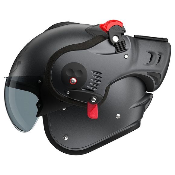 ROOF BOXER ALPHA BLACKSTAR Modular Helmet - Grey / BlackRef: RO0364