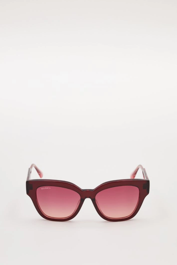 Butterfly sunglasses - RED BORDEAUX