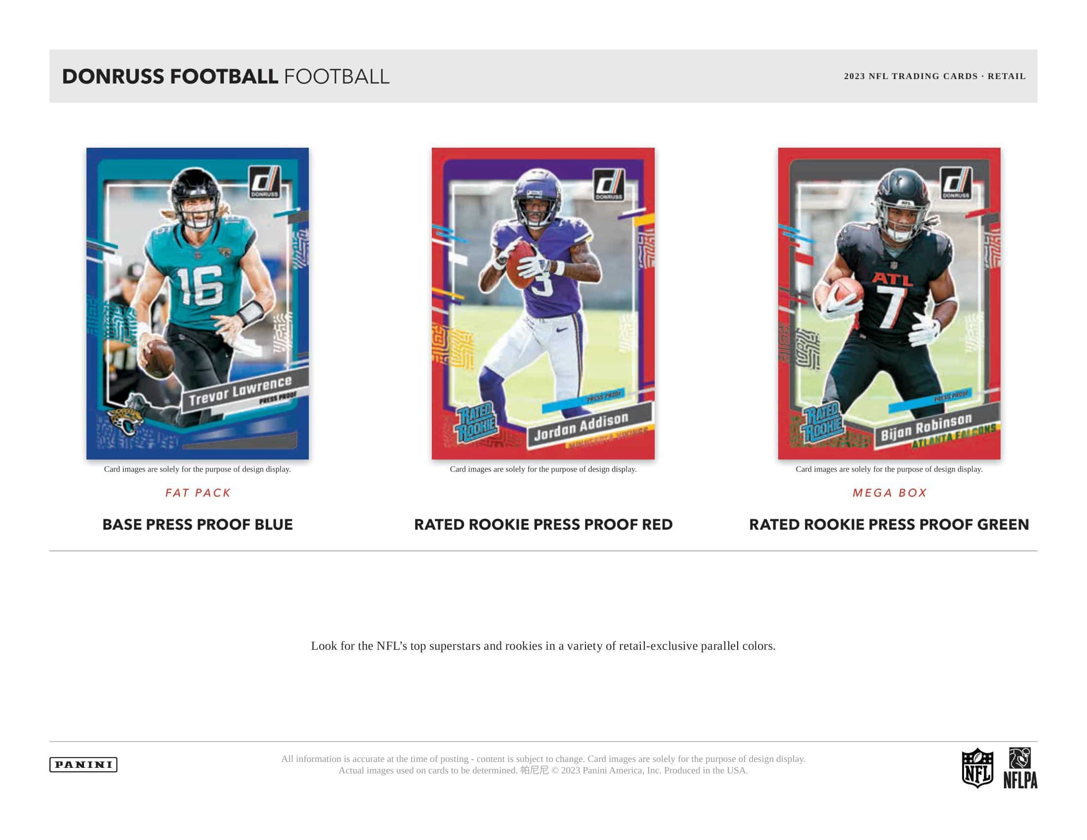 2023 Panini Donruss NFL Football Blaster Box
