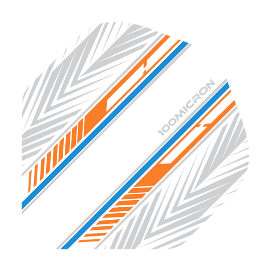 Pentathlon Flights white/orange/blue