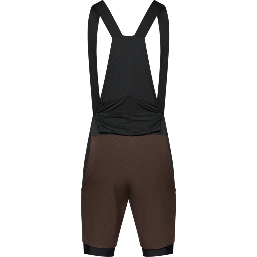 FOX Flexair Ascent Cargo Bib Shorts Men - cocoa
