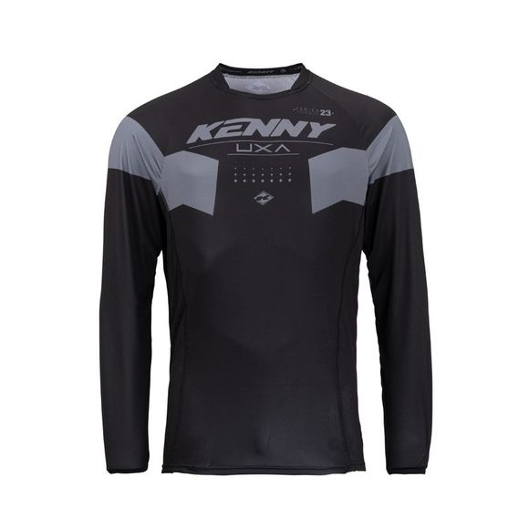 Kenny TITANIUM 2024 cross jersey - Black / WhiteRef: ke1732-c49783