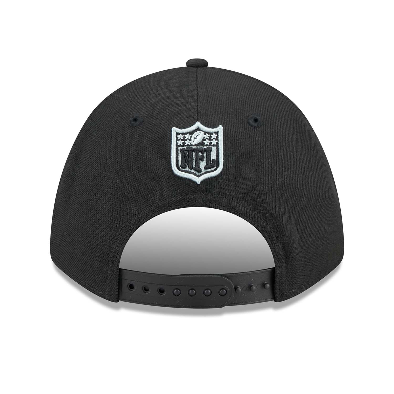 Las Vegas Raiders NFL Team Logo New Era 9FORTY M-Crown Snapback Cap Black