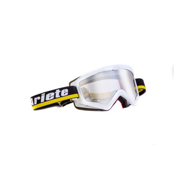 Ariete MUDMAX RACER WHITE/BLACK/YELLOW 2019 cross mask - White / BlackRef: are0061 / 14940-bbg