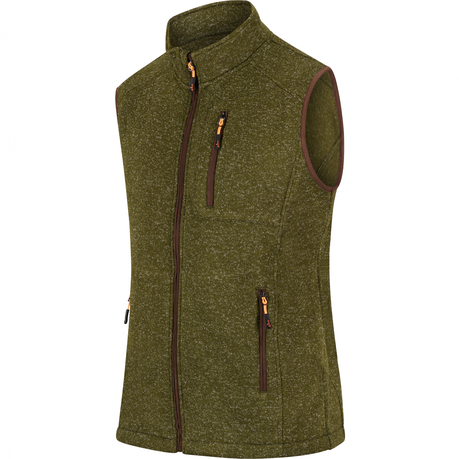 il Lago Prestige Eric Knitted Fleece Waistcoat Men (Olive)