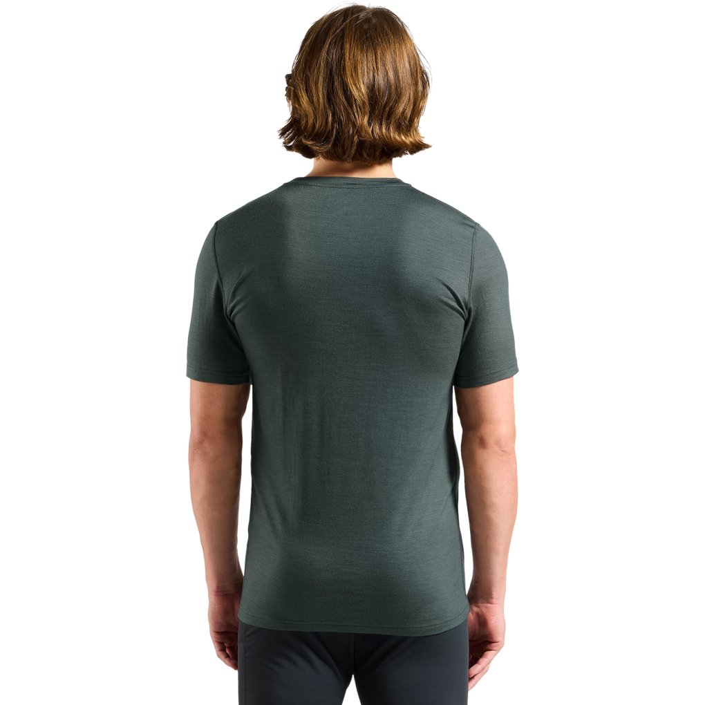 Odlo Natural Merino 200 Crew Neck Base Layer T-Shirt Men - urban chic