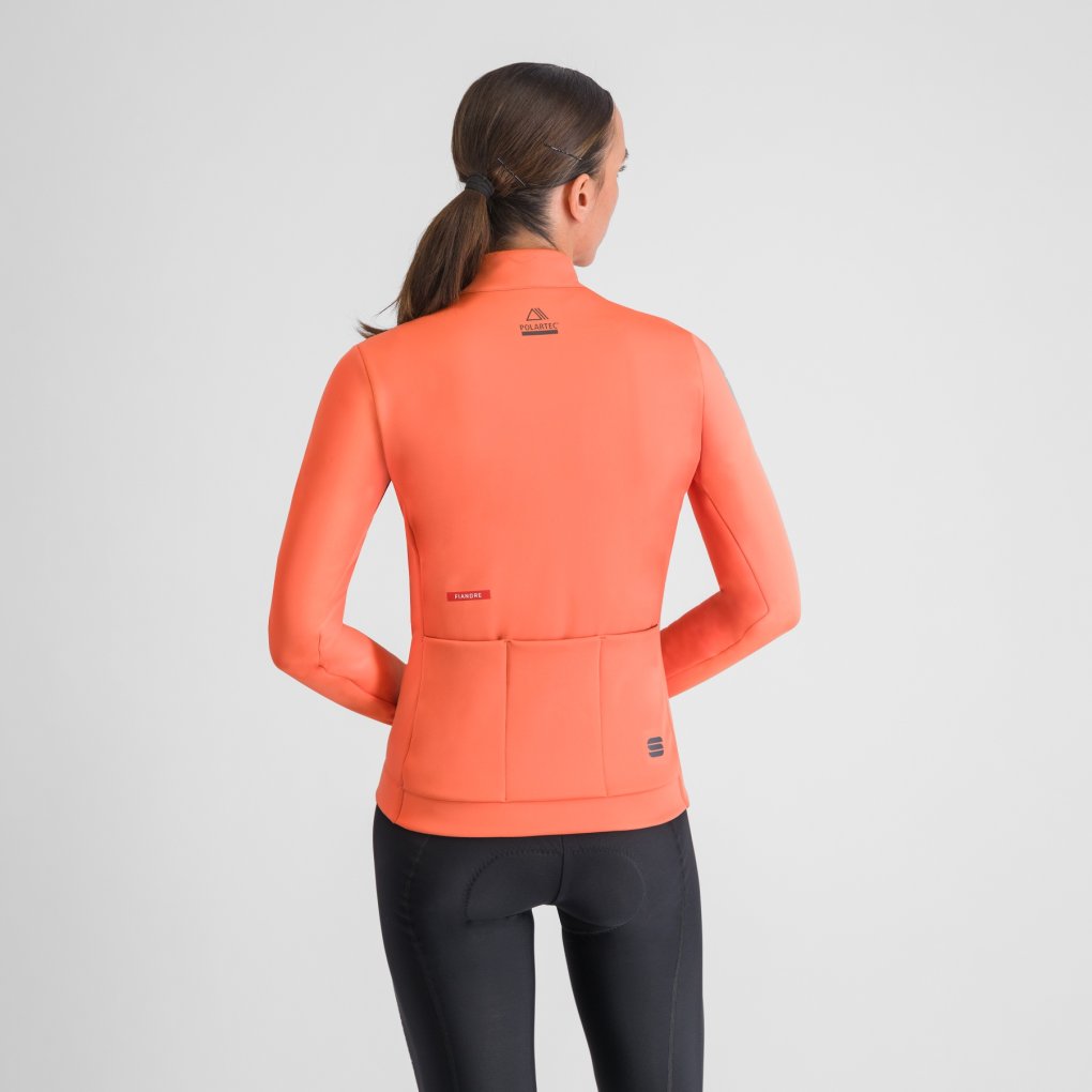 Sportful Fiandre 2 Cycling Jacket Women - 117 Pompelmo