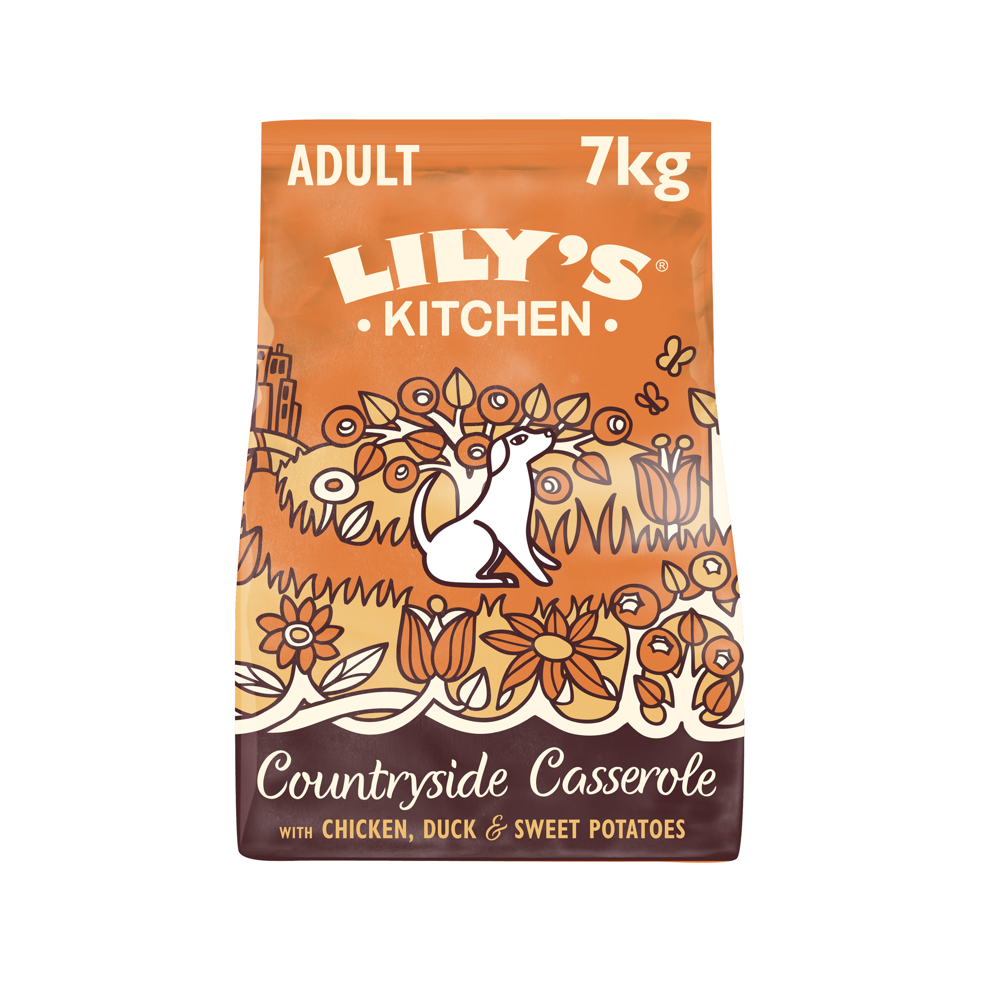 Lily's Kitchen Adult Dog Food - Poultry & Sweet Potato - 7kg