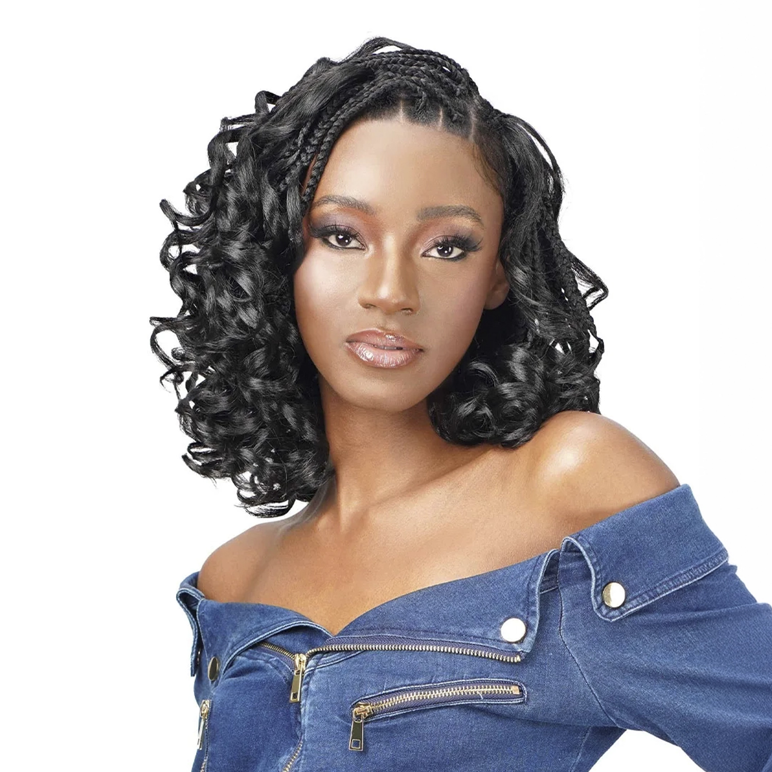 Royal Zury Synthetic Hair Crochet Braids V11 French Curl 9