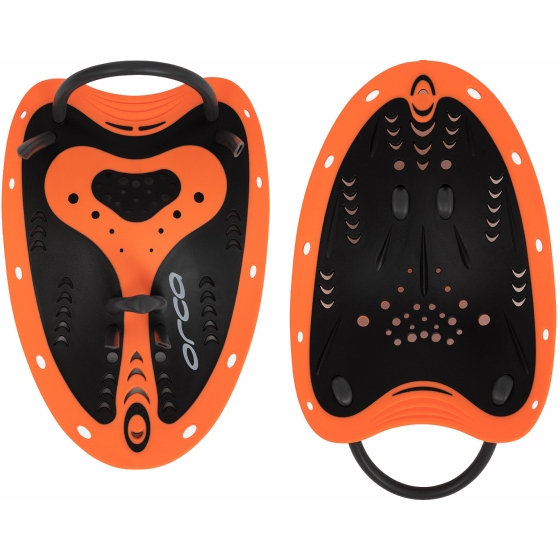 Orca Flexi Fit Paddles - high vis orange
