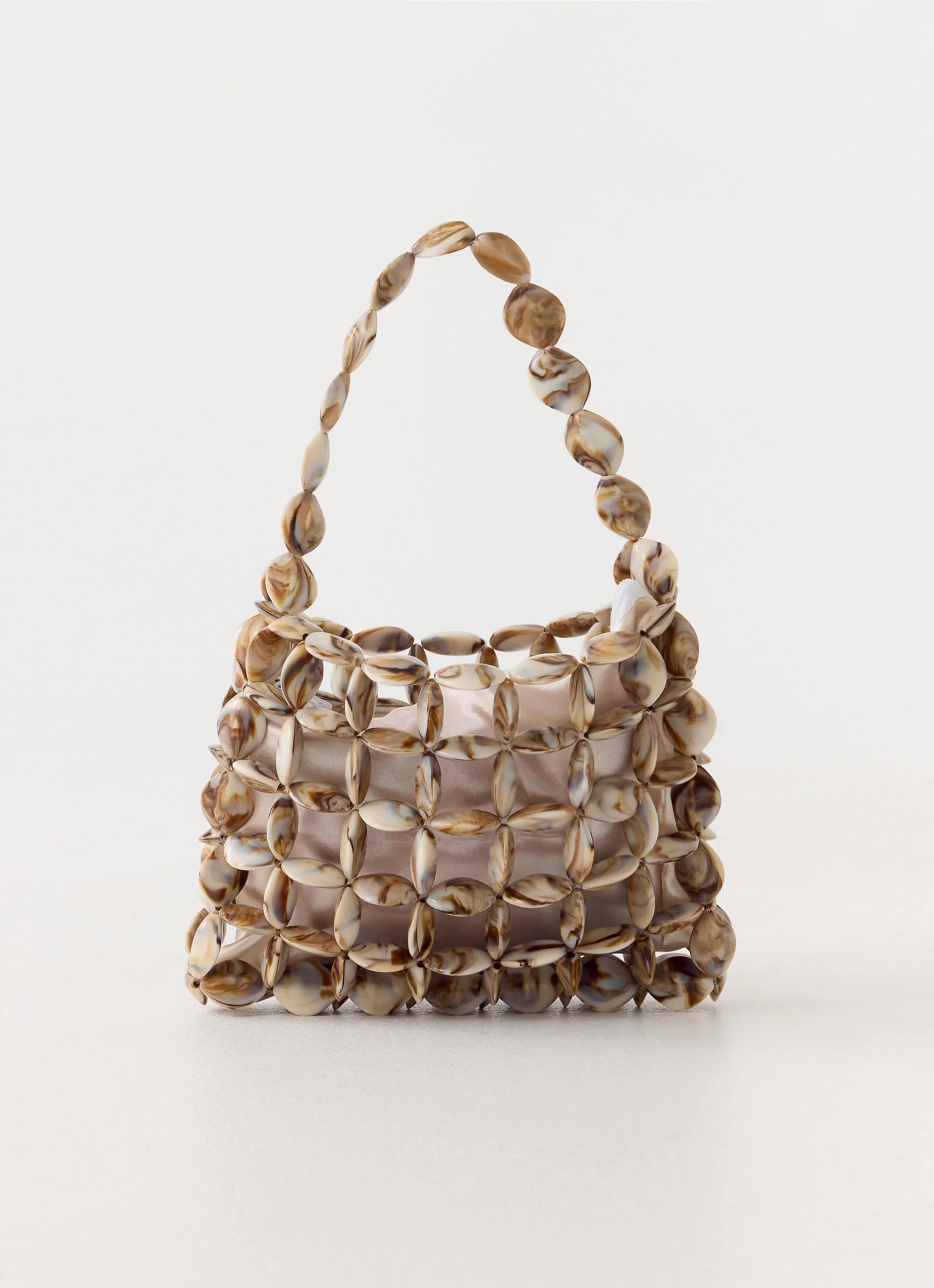 Tickled Pink Bag - Cream