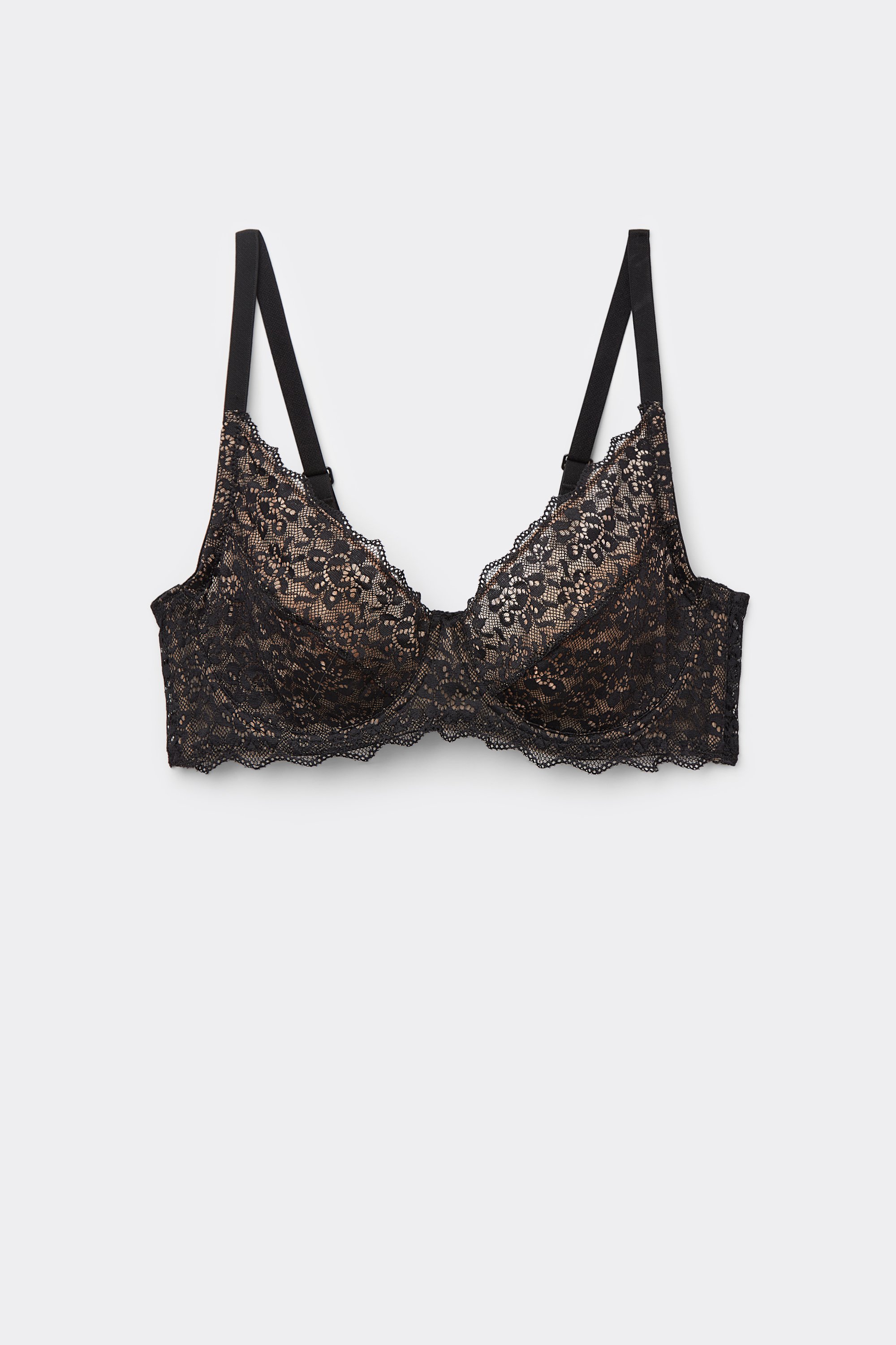 Paris Recycled Lace Unpadded Balconette Bra