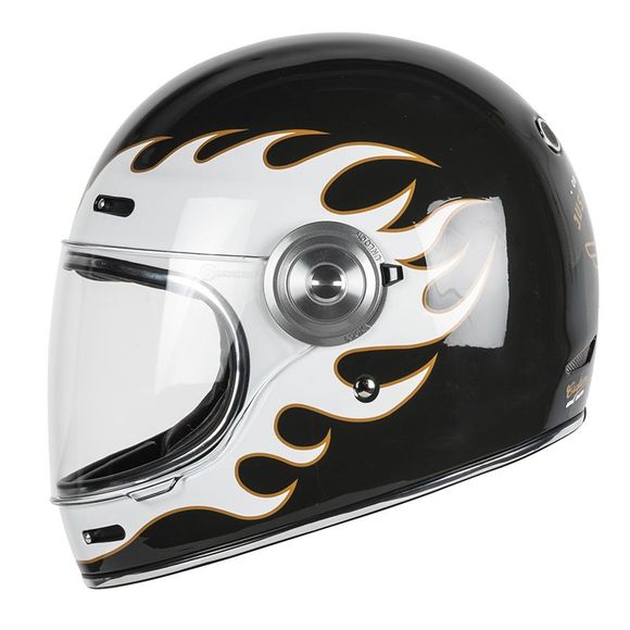 Casque intégral Dexter TANNEN JUST RIDE OR DIE - Noir / BlancRef : DX0236