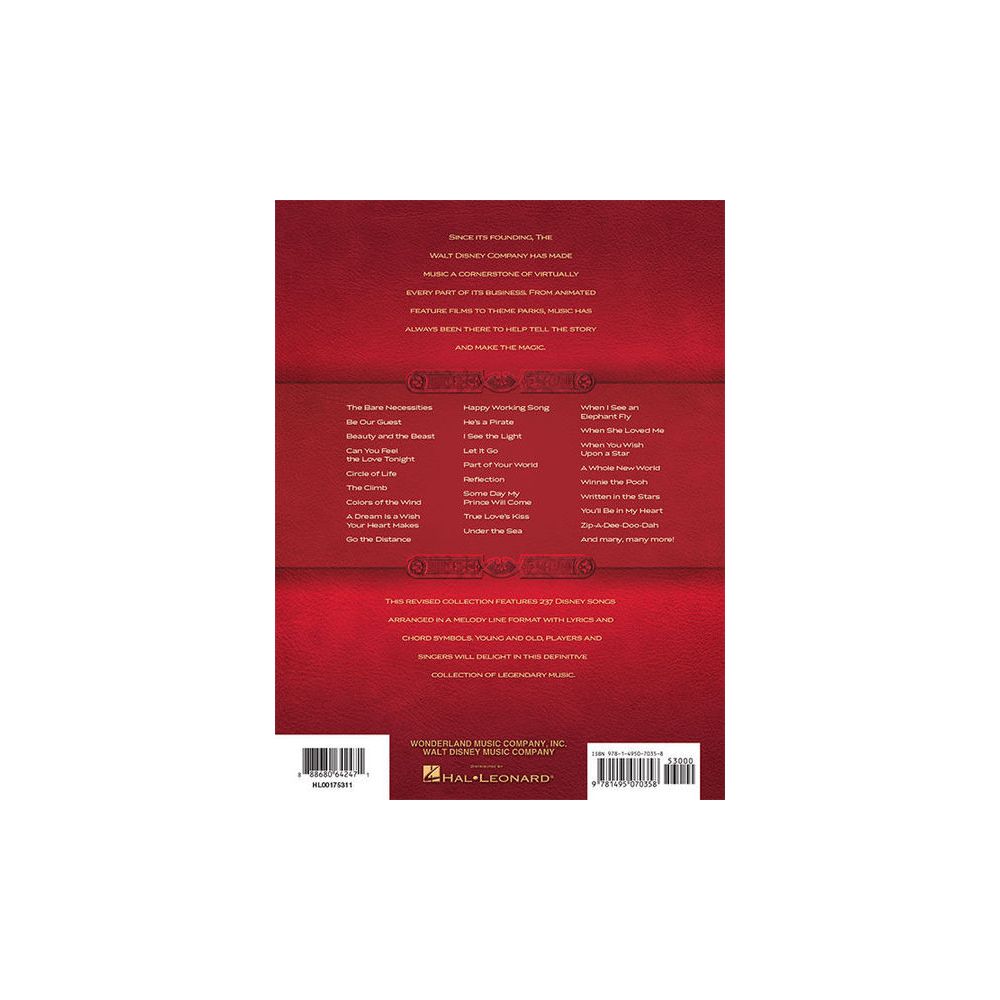 Hal Leonard Disney Fake Book 4th Edition – Thomann Ireland