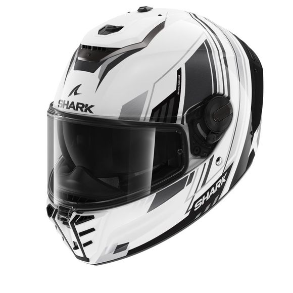 Shark SPARTAN RS BYRHON Full-Face Helmet - White / GreyRef: Sh1674-C65264