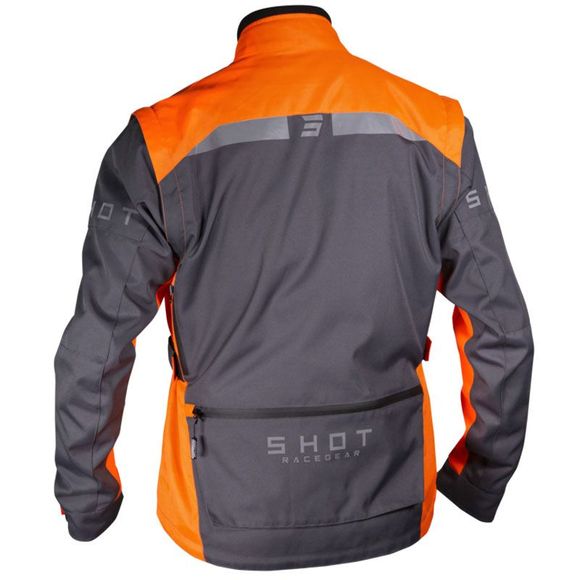 Veste enduro Shot RACETECH - GREY ORANGE 2022 - Gris / OrangeRef : SO2161