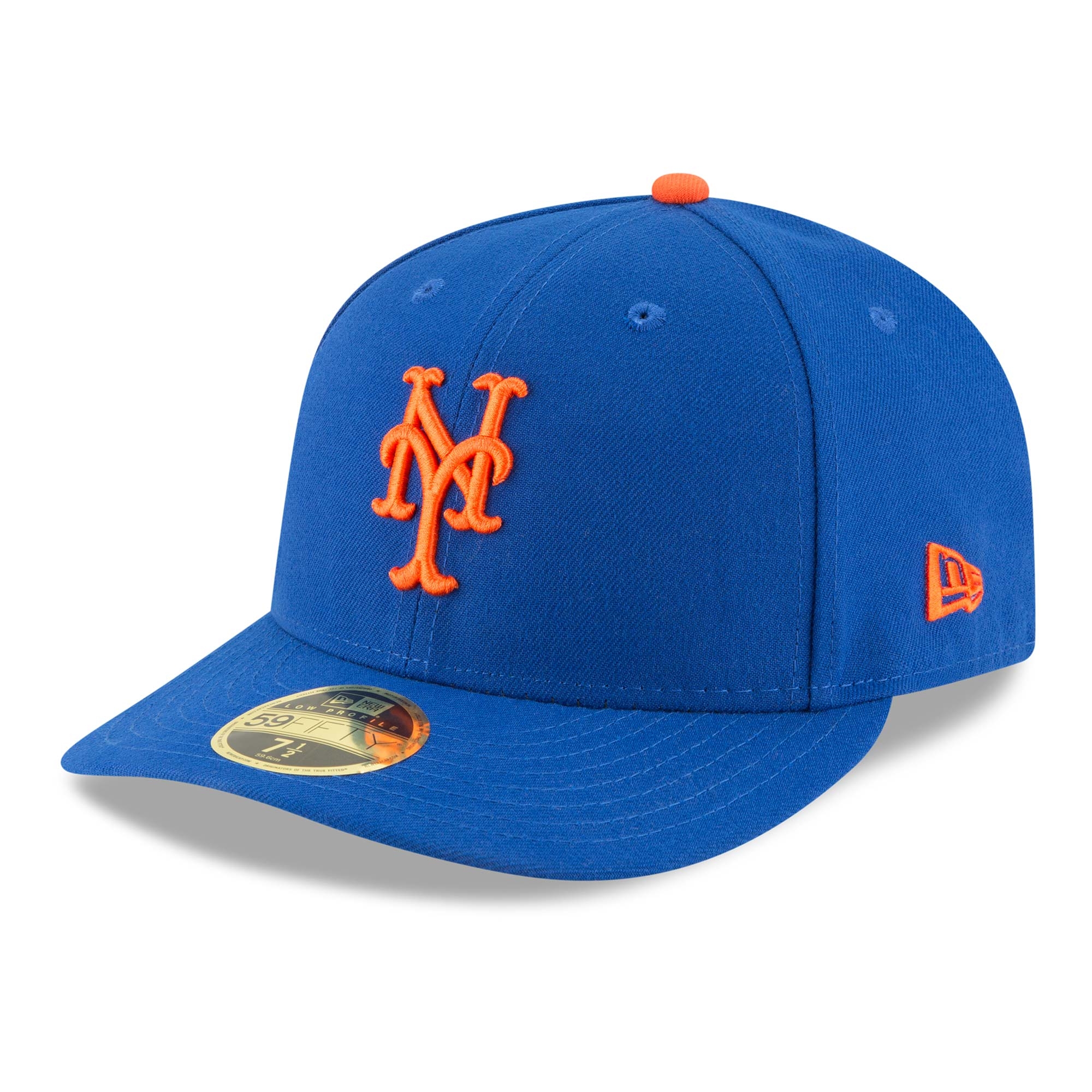 New York Mets Authentic New Era Low Profile 59FIFTY Fitted MLB Cap Game