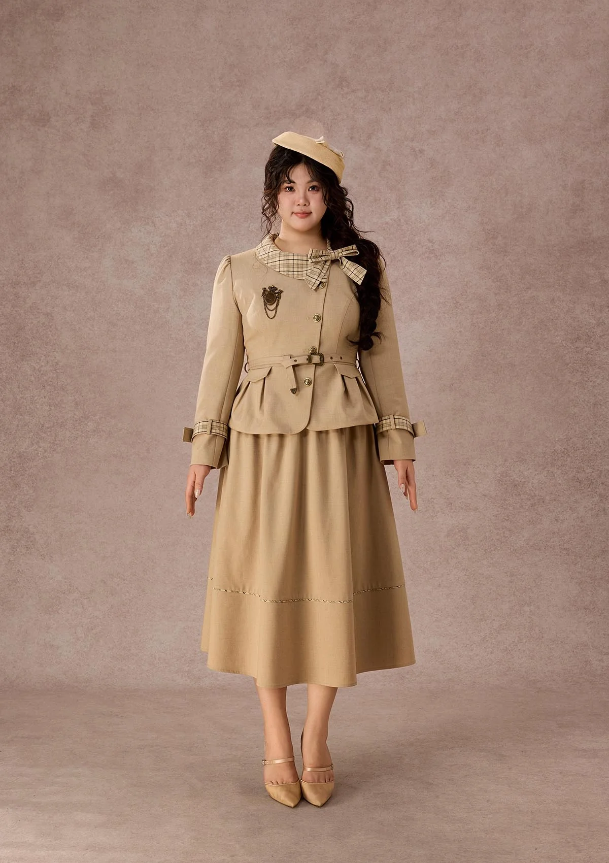 Curve&Plus British Voyage Coat
