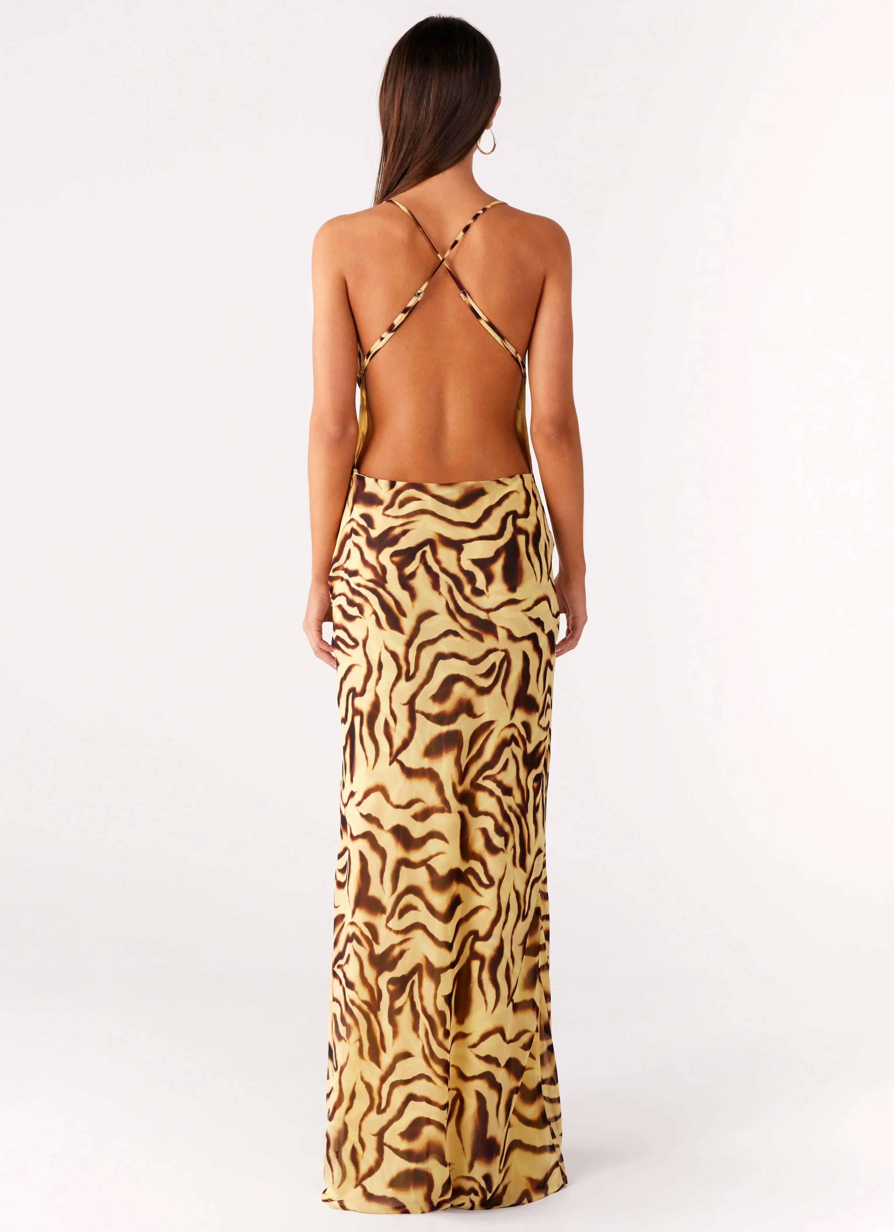 Viva Lune Maxi Dress - Laguna Print