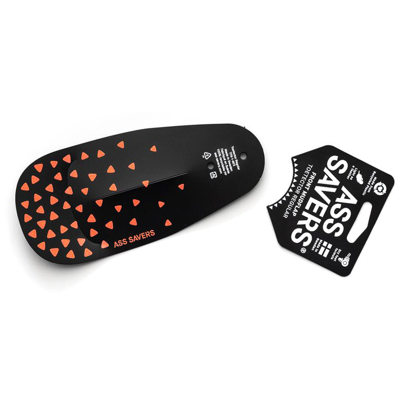 Ass Savers ToeTector Mudflap Front Mudguard - Reflective Red