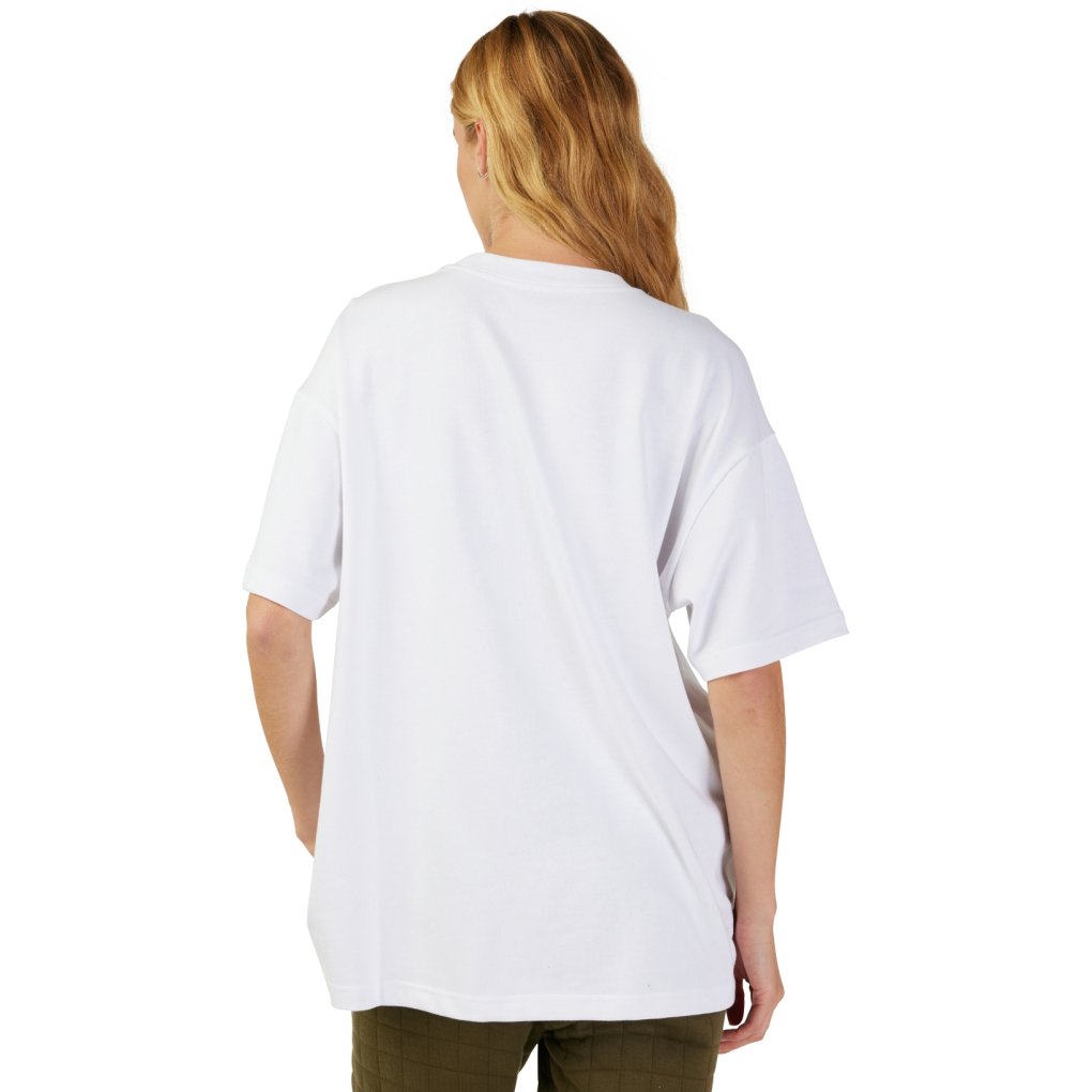 FOX Wordmark Oversized Short Sleeve Tee Women - white