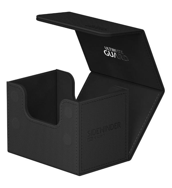 Ultimate Guard Sidewinder 80+ Xenoskin Monocolor Deck Box - Black