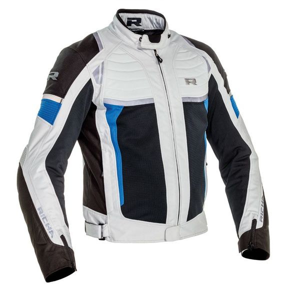 Richa AIRSTREAM-X Motorcycle Jacket - GREY - Grey/BlueRef: RC0690