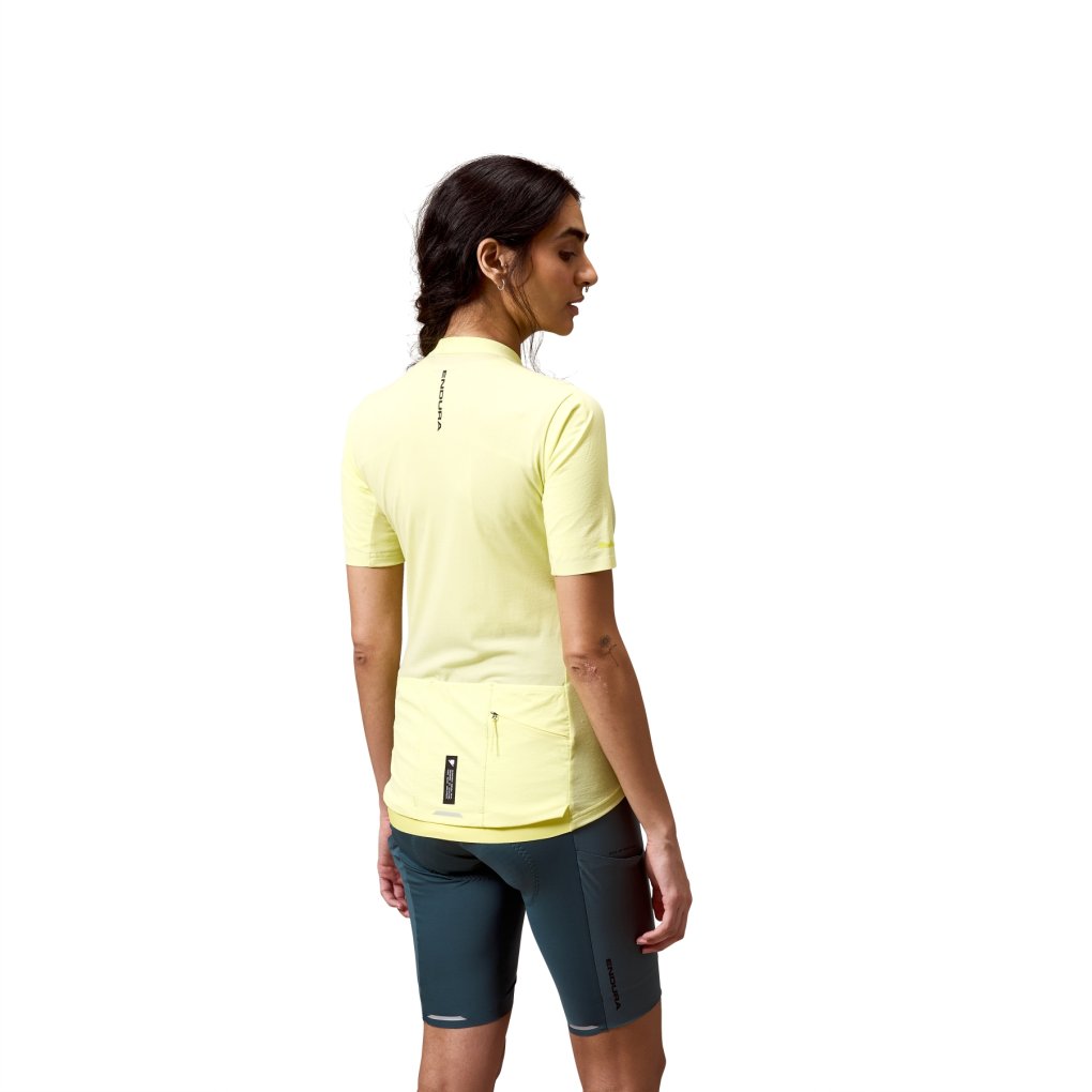 Endura Alltrack Ride Short Sleeve Jersey Women - oil seed
