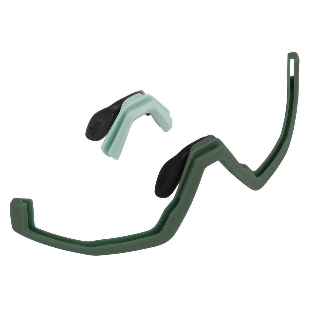 Bliz Fusion Glasses - Matte Green - Smoke Silver Mirror