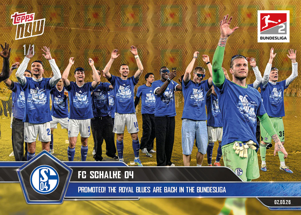 FC Schalke 04 - 2025-26 Bundesliga Topps NOW® - Card 186