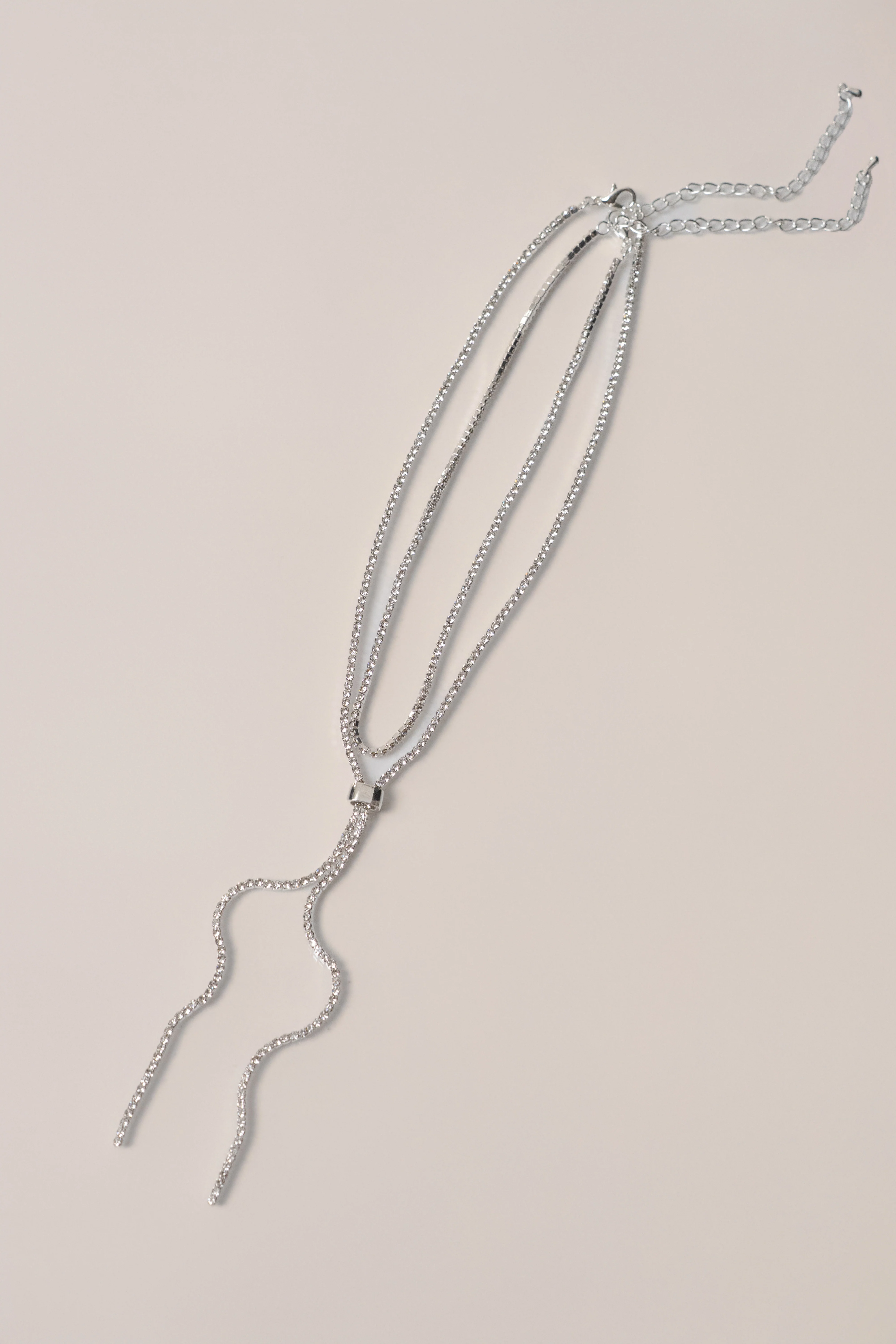 Silver  Arie Layered Necklace