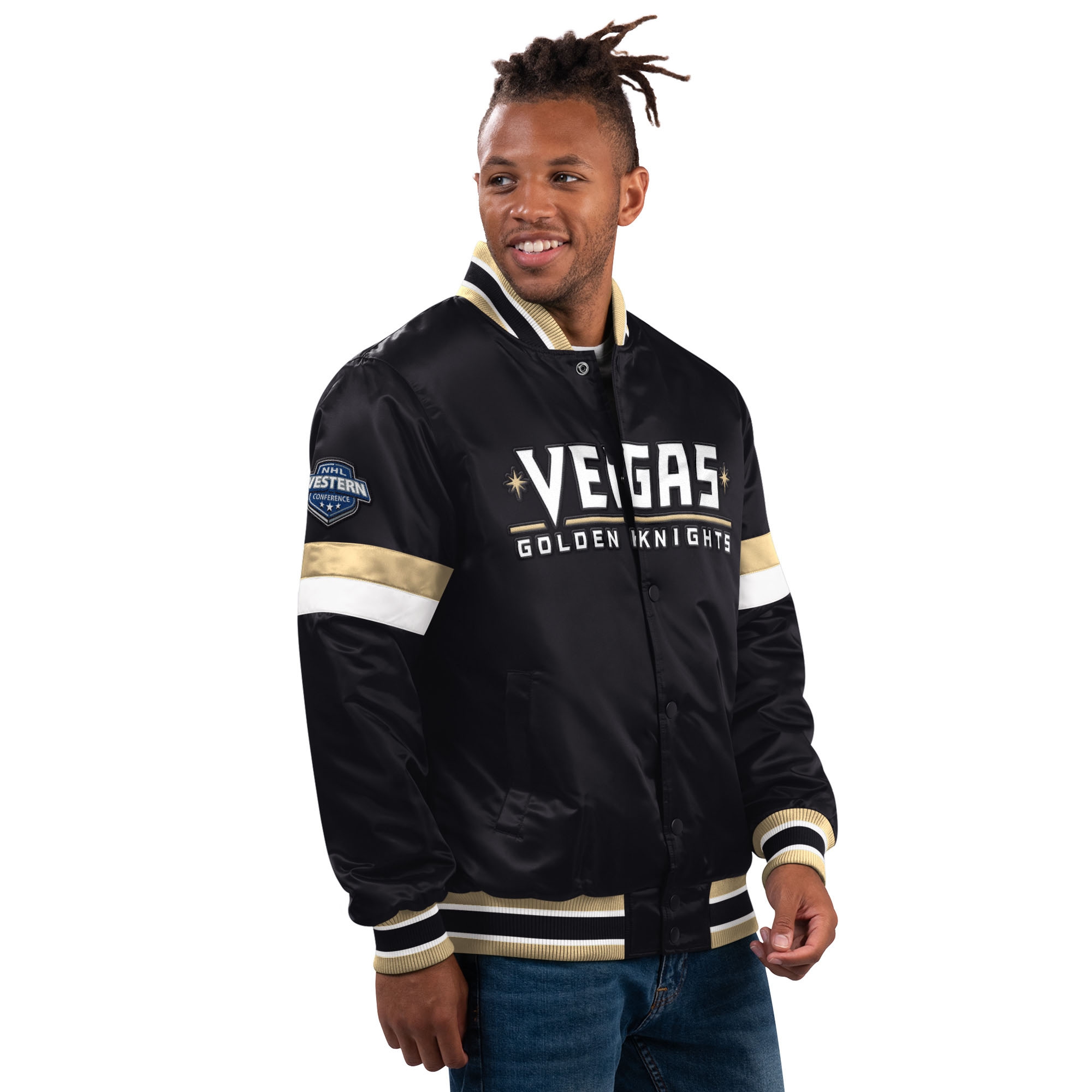 Vegas Golden Knights Home Game NHL Varsity Satin Jacket
