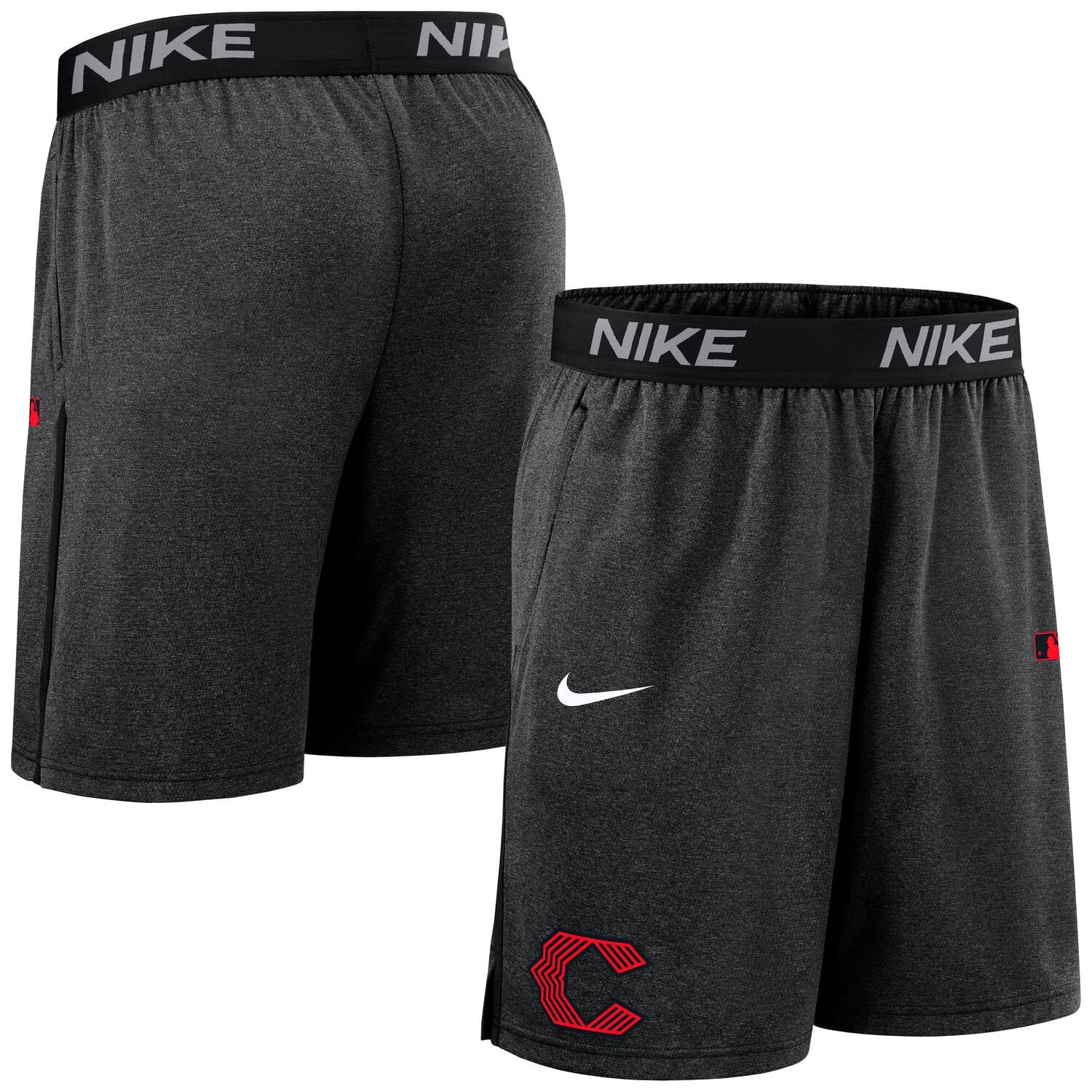 Cincinnati Reds 2025 City Connect MLB Authentic Nike Shorts Black