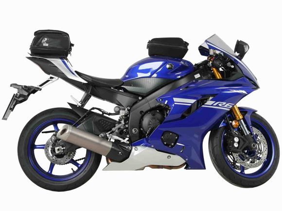 Porte Bagage Hepco & Becker Sportrack - noirYAMAHA 600 YZF-R6 (RJ27) - 2017 - 2021Ref : HBE04335A / 6704555 00 01
