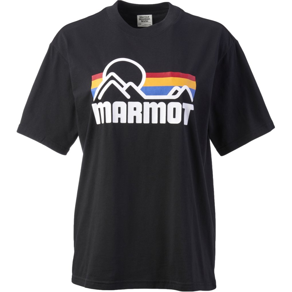 Marmot Coastal Short Sleeve Tee Women - black/multi