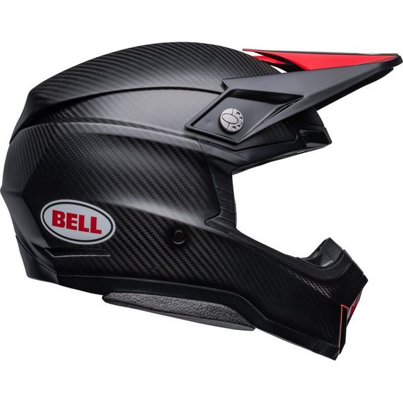 Casque cross Bell MOTO-10 SATIN GLOSS 2026 - Noir / RougeRef : EL0633