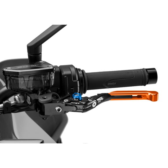 Puig Folding Extendable Clutch Lever 4.0 Orange Universal - BlueRef: PUI0966