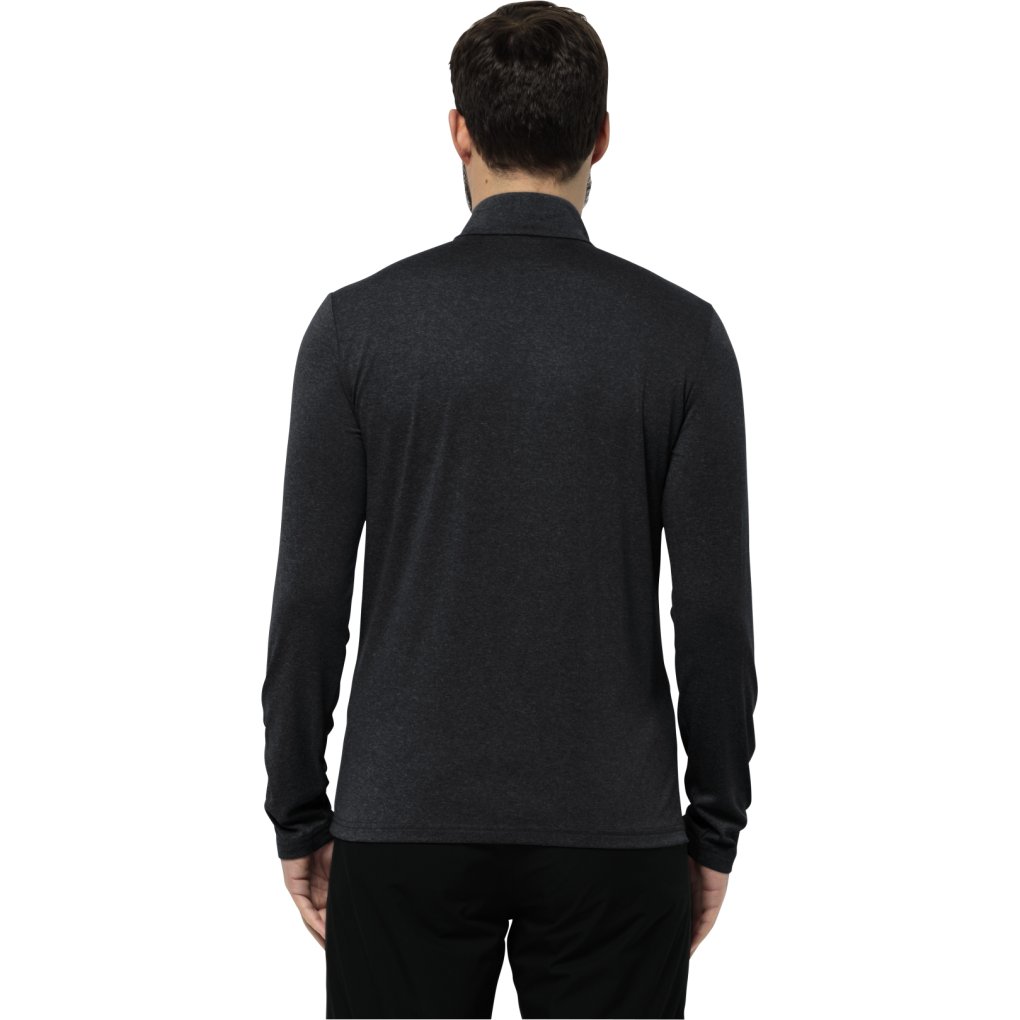 Jack Wolfskin Sky Thermal Half Zip Longsleeve Men - black
