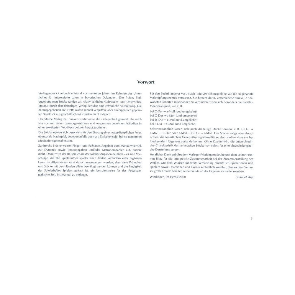 Strube Verlag Orgelbuch for Landorganisten – Thomann Ireland