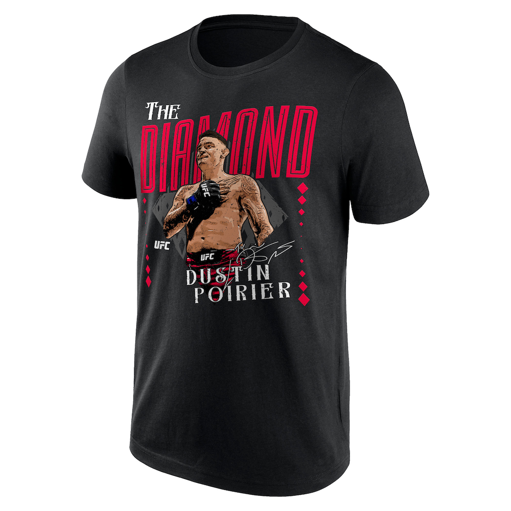 UFC Dustin Poirier The Diamond T-Shirt - Black - Mens
