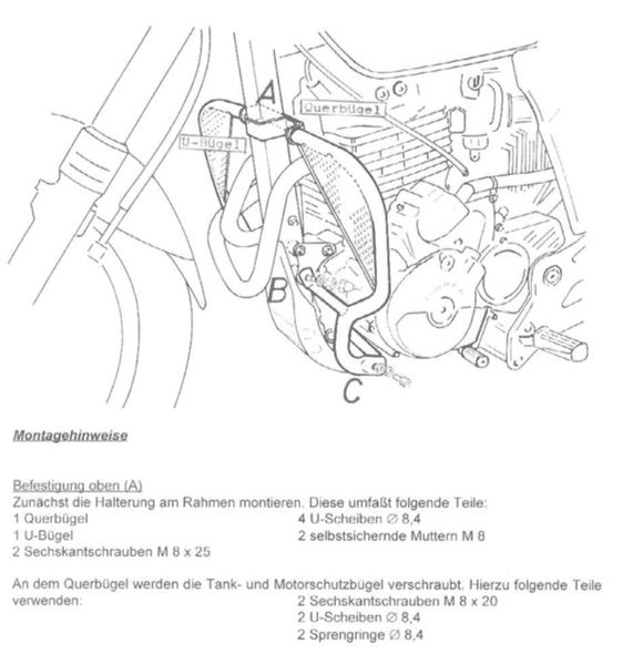 Pare-carter Hepco & Becker Crashbar - noirRef : HBE03096A / 502108 00 01